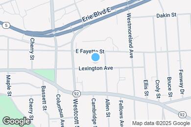 Map image of the property - 323 Lexington Ave