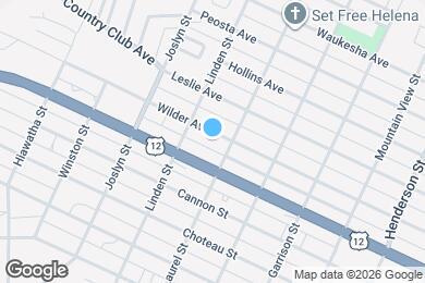 Map image of the property - 1813 Wilder Ave