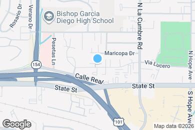 Map image of the property - 3980 Via Lucero