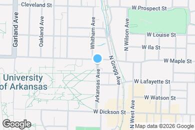 Map image of the property - 892 W Hughes St