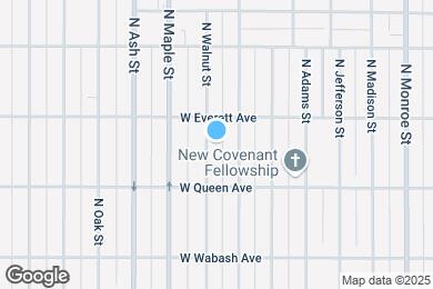 Map image of the property - 5208 N Walnut St