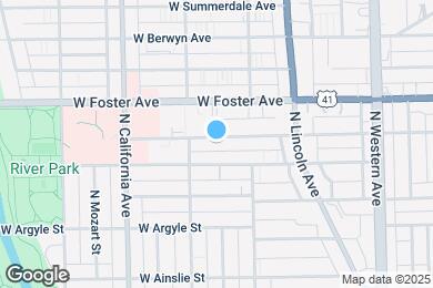 Map image of the property - 2633 W Winona St