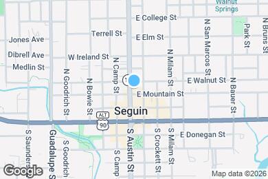 Map image of the property - 301 N Austin St