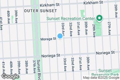 Map image of the property - 2727 Moraga St