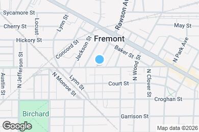 Map image of the property - 932 Napoleon St