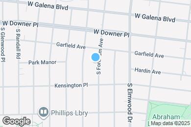 Map image of the property - 125 S Fordham Ave