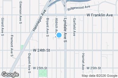 Map image of the property - 2213 Aldrich Avenue South