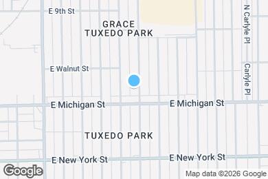 Map image of the property - 520 N Gladstone Ave