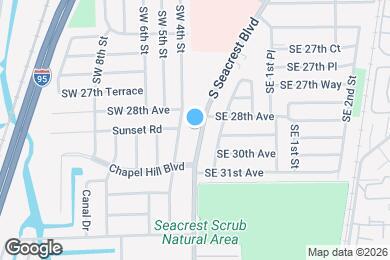 Map image of the property - 2931 S Seacrest Blvd