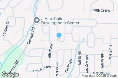 Map image of the property - 1701 6th St NW