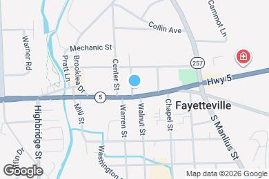 Map image of the property - 301 E Genesee St