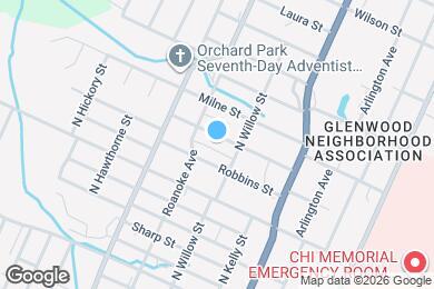 Map image of the property - 2010 Rawlings St