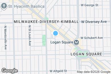 Map image of the property - 2651 N Milwaukee Ave