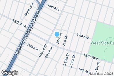 Map image of the property - 187 22nd St