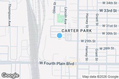 Map image of the property - 1119 W 29th St