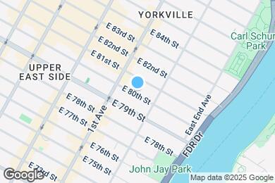 Map image of the property - 429 E 80th St