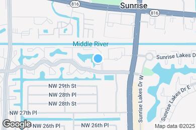 Map image of the property - 8100 Sunrise Lakes Blvd