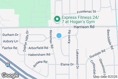 Map image of the property - 1100 Lombard Dr