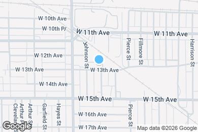Map image of the property - 1308 W 13th Ave