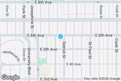 Map image of the property - 551 Detroit St
