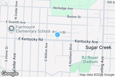 Map image of the property - 10606 Kentucky Ave