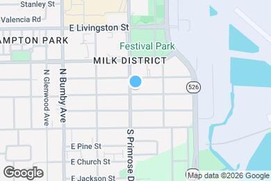 Map image of the property - 2807 E Washington St