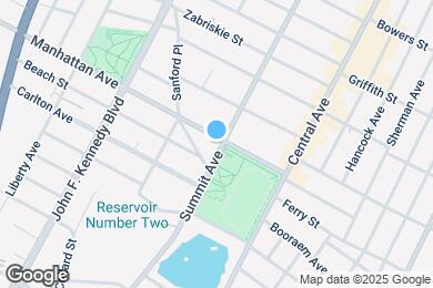 Map image of the property - 121 Manhattan Ave