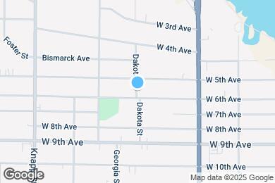 Map image of the property - 518 Dakota St