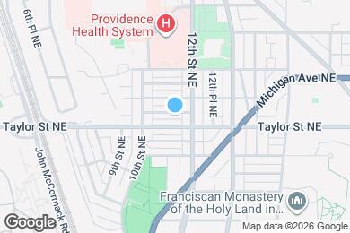 Map image of the property - 1041 Taussig Place Northeast