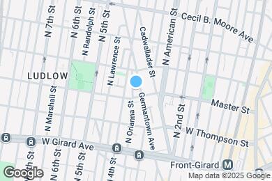 Map image of the property - 1410 Germantown Ave