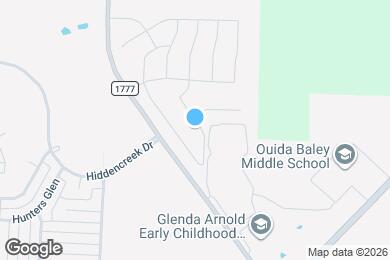 Map image of the property - 1705 Green Terrace Dr