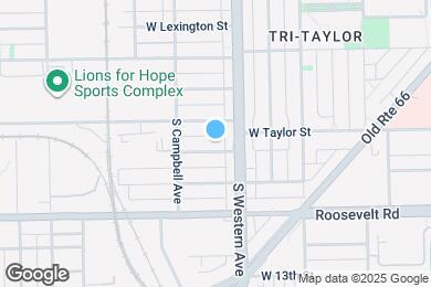 Map image of the property - 2420 W Fillmore St