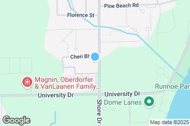 Map image of the property - 3015 Shore Dr