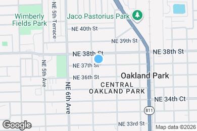 Map image of the property - 853 NE 37th St