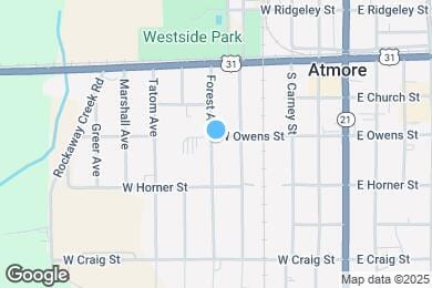 Map image of the property - 201 Forest Ave