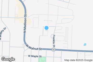 Map image of the property - 218 N Washington St