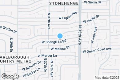 Map image of the property - 3620 W Shangri-la Rd