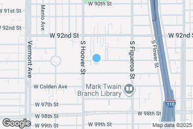 Map image of the property - 632 W 94th St