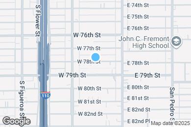 Map image of the property - 204 W 78th St