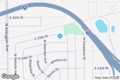 Map image of the property - 6256 Raleigh Dr