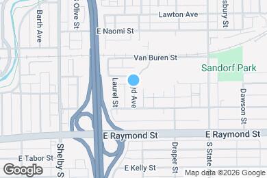 Map image of the property - 2020 Boyd Ave