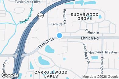Map image of the property - 14609 Knoll Ridge Dr