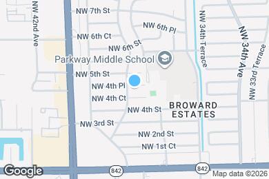 Map image of the property - 3740 NW 4th Pl