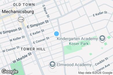 Map image of the property - 122 E Coover St