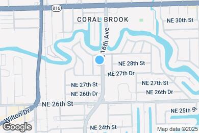 Map image of the property - 2741 NE 16th Ave