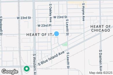 Map image of the property - 2412 S Bell Ave