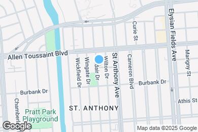 Map image of the property - 1903 Rosary Dr