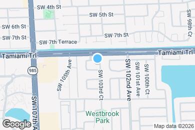 Map image of the property - 10384 SW 9th Ter
