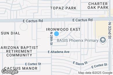 Map image of the property - 2816 E Laurel Ln