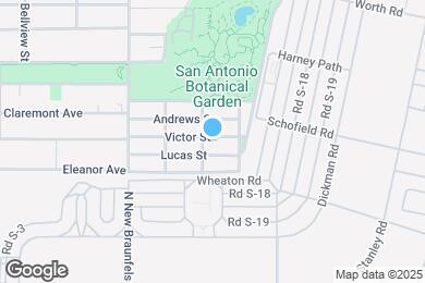 Map image of the property - Beautifully updated San Antonio home by Botanical Garden
